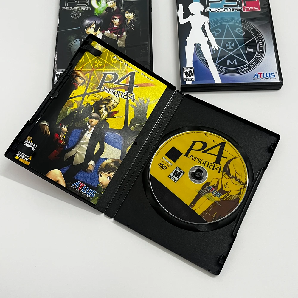 بيرسونا سلسلة NTSC U/C نسخة قرص نسخ لعبة فيديو ريترو تعمل لآلة PS المعدلة مع وظيفة القراءة المباشرة