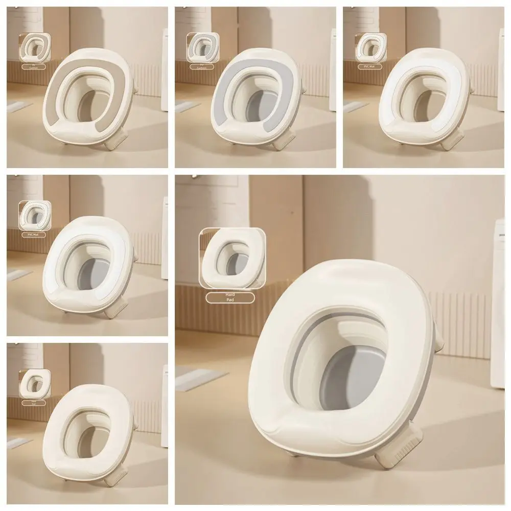 Faltbarer Kinder-Toilettensitz, leicht zu waschen, spritzwassergeschütztes Kinder-Urinal, rutschfest, Hilfstraining, Baby-Toilettensitz