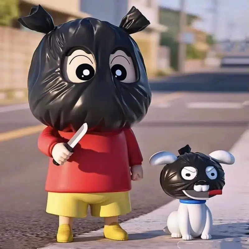 جديد تلوين شين تشان أنيمي الشكل تلوين شين تشان ركوب نوهارا شيرو عمل نموذج لجسم لعبة Kawaii الديكور جمع لعبة الهدايا