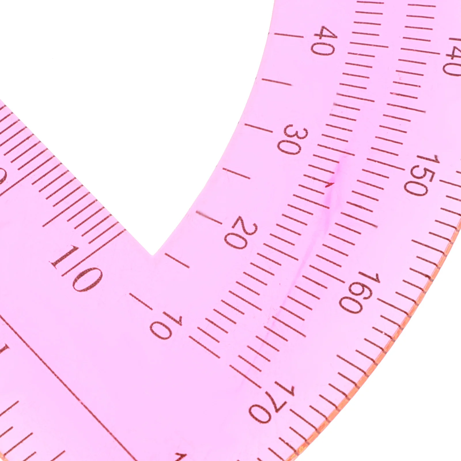 12 قطعة شفافة ملونة 180 درجة المنقلة مجموعة دائم المحمولة لطلاب المدارس الثانوية المهندسين الفنانين الرياضيات الهندسة