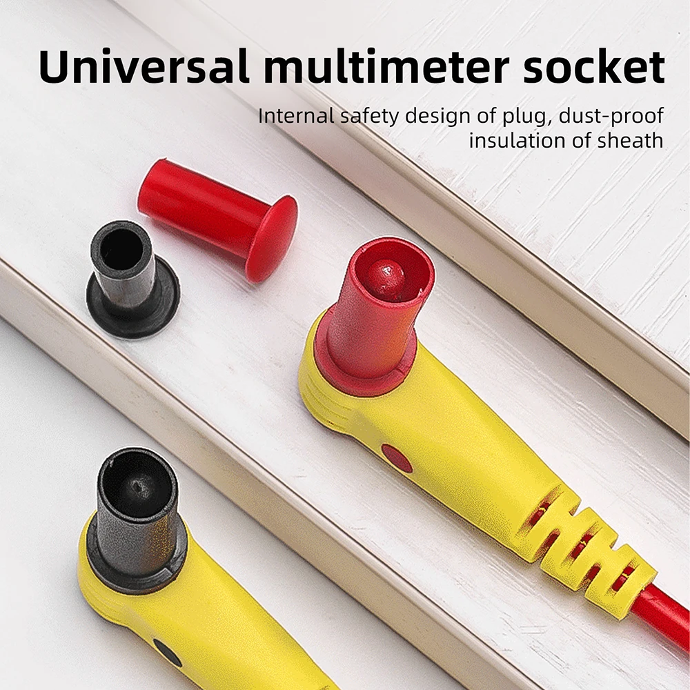 Silikon-Multimeter-Messleitungen, universelle Nadelspitze, Multimeter-Testleitungen, Messdraht, Kabel für Elektrikerwerkzeuge. – Detail 12