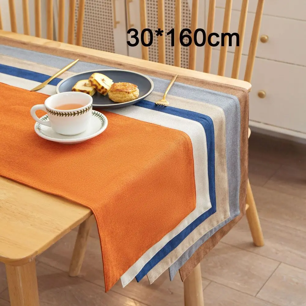 الجدول العلم الكتان الجدول عداء مستطيلة بلون غطاء الطاولة 160 سنتيمتر سمكا مفرش المائدة الجدول الديكور