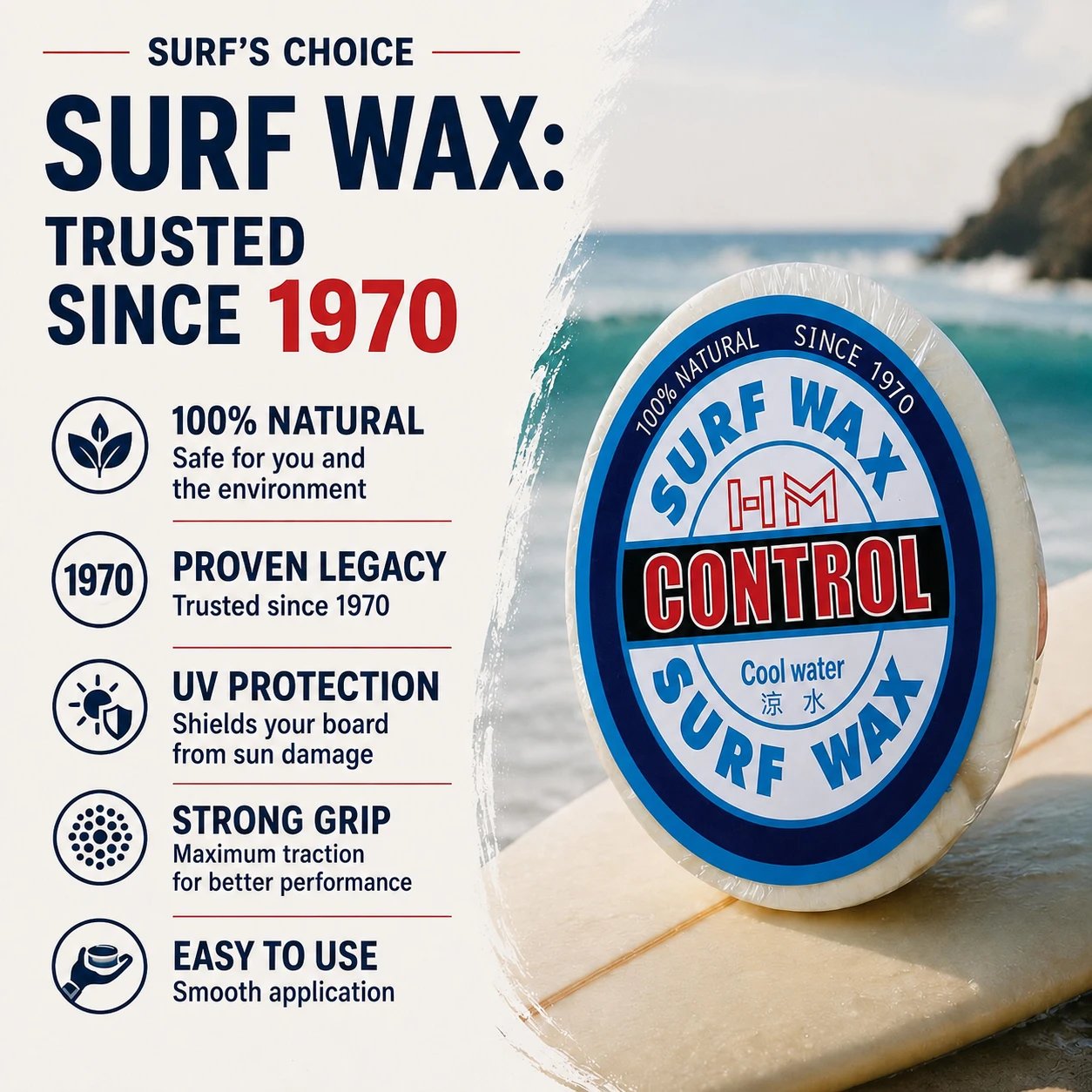 Lilin Selancar Anti-Selip untu - Surfboard Wax Tropical ulasan dan harga