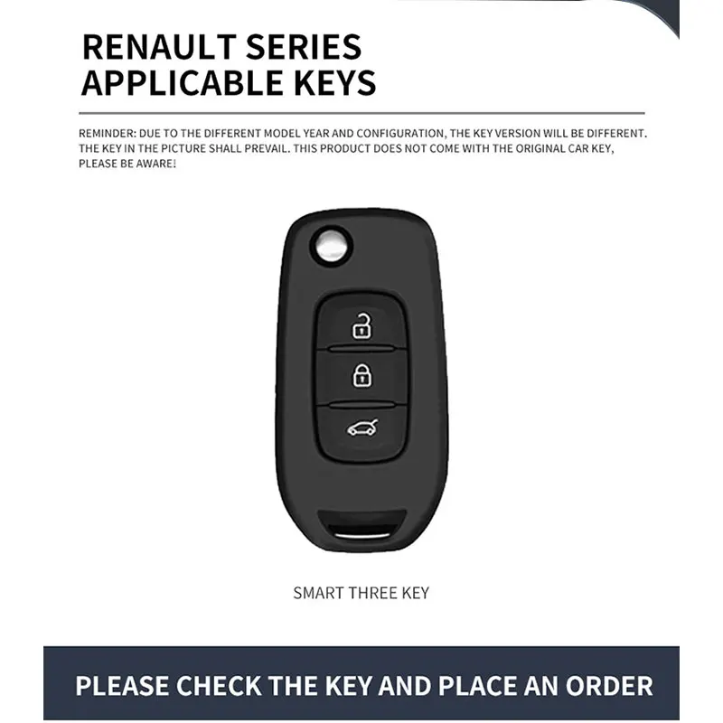 Zinc Alloy Car Key Cover Shell For Renault RS Kadjar Captur Megane Sandero Stepway Logan Clio 5 Arkana For Renault RS Key Case