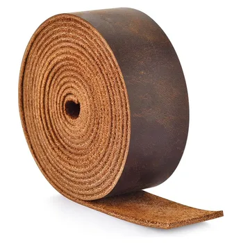Vintage Crazy Horse Leather Strips 1