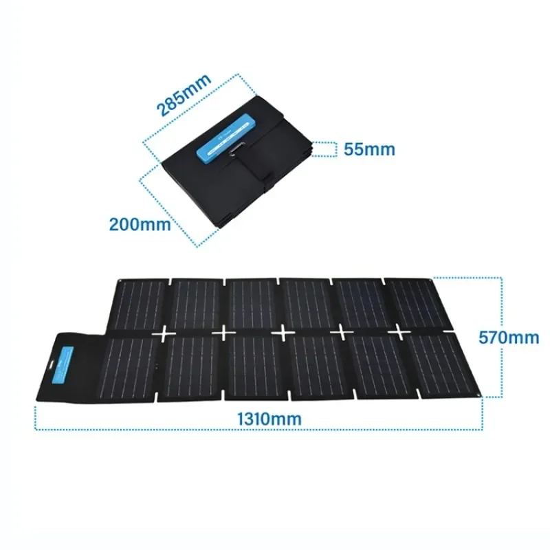 Outdoor Waterproof Promotion Suit Case Charger Panel Foldable Energy Product Home Power Bank System Portable Solar