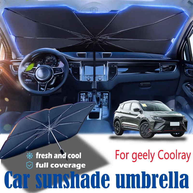 

For geely Coolray front windshield panel, sun visor, summer accessories, heat insulation, sun shading, and sun protection