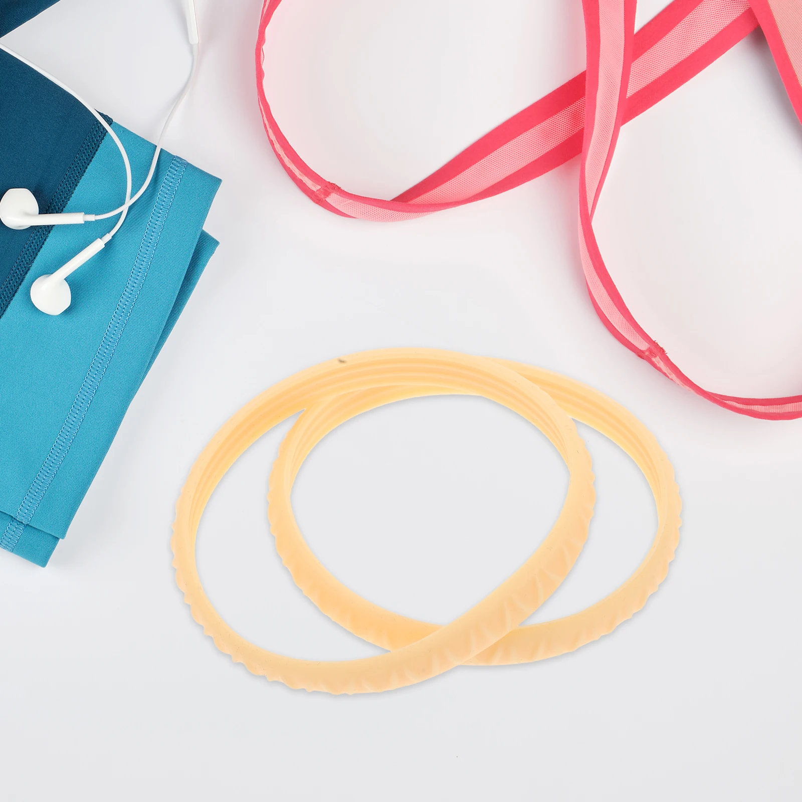 

2pcs Knee Support Bands Elastic Patella Strap for Men Women TPR Football Dancers breathable Ultra Thin Material Enhanced