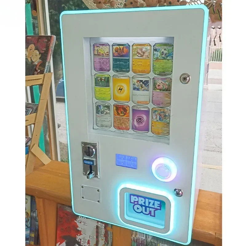 Factory customized card spinning game machine, card issuing machine, sticker card vending machine About 400 sheets