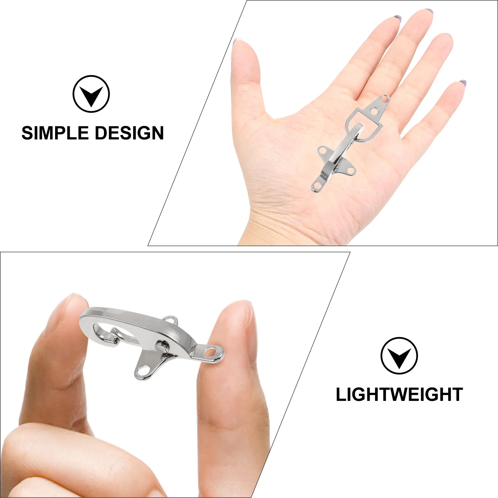 زوجان من أبازيم حزام الخصر بإبزيم الطائرات، أبازيم زخرفية متينة وخفيفة الوزن بديلة للمعاطف والسترات الواقية من الرياح #5