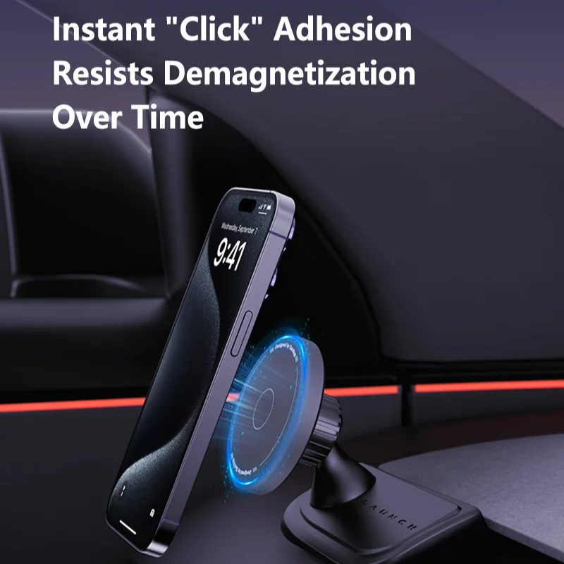 

2026 Silicone Magnetic Phone Holder for Tesla Model 3 Highland Model Y Juniper LHD RHD Car Mount Interior Accessories MagSafe