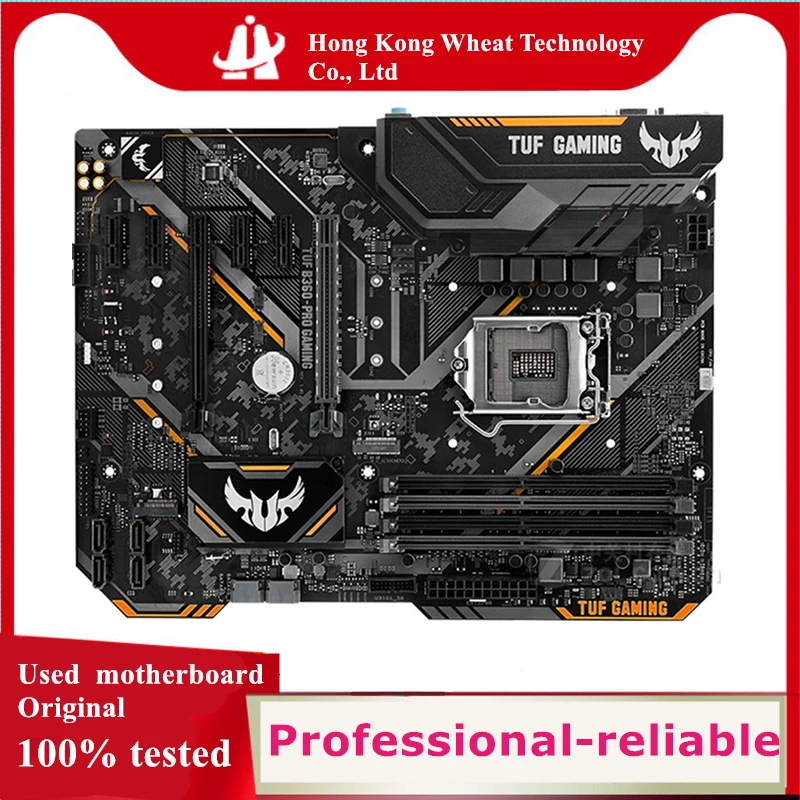 For Intel B360 TUF B360-PRO GAMING motherboard Used original 1151 LGA1151 DDR4 64GB M.2 SATA3 Desktop Mainboard