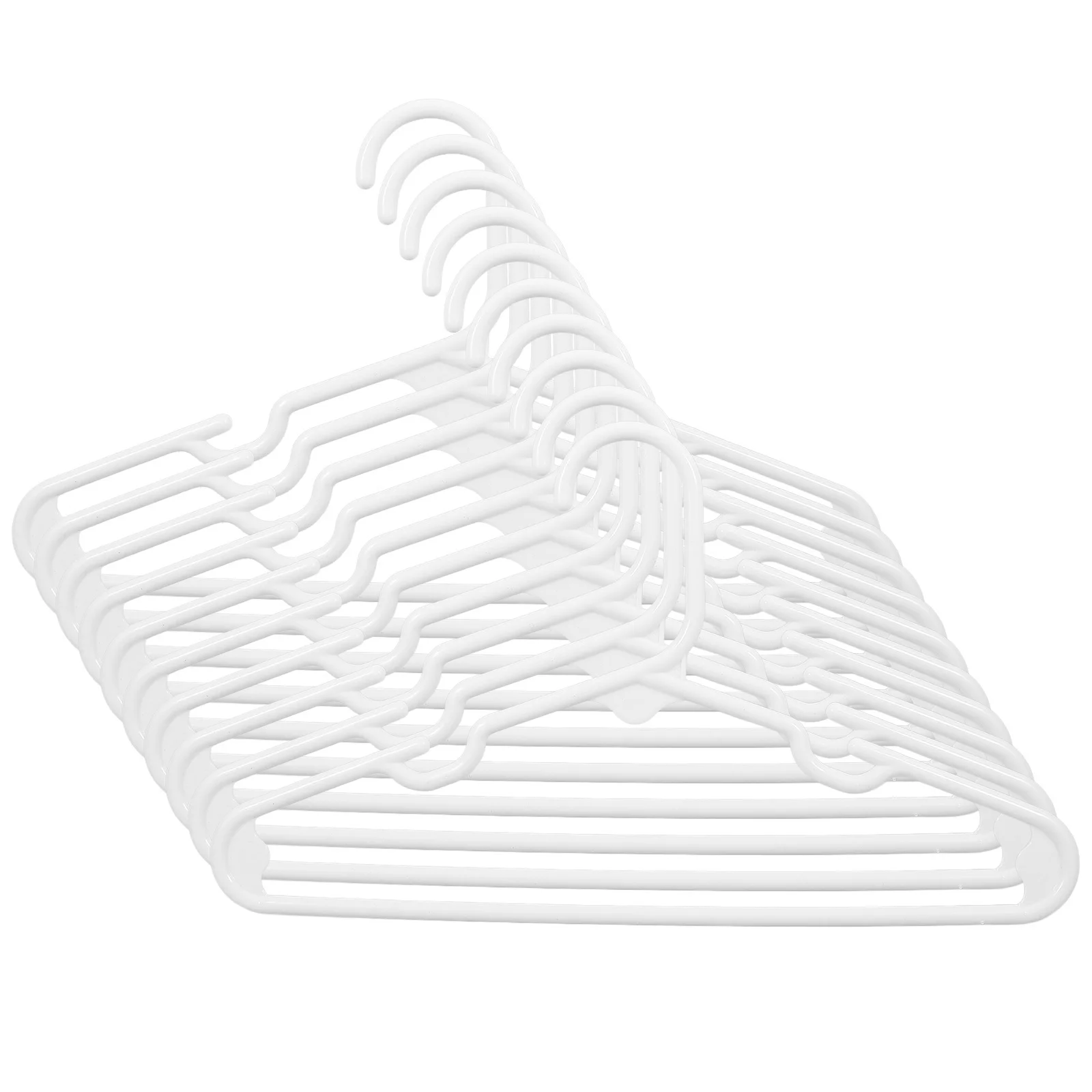 

10pcs Children Clothes Anti-Slip Space Childrens Clothes Hangers Saving For Clothing Organizer Nursery Hangers