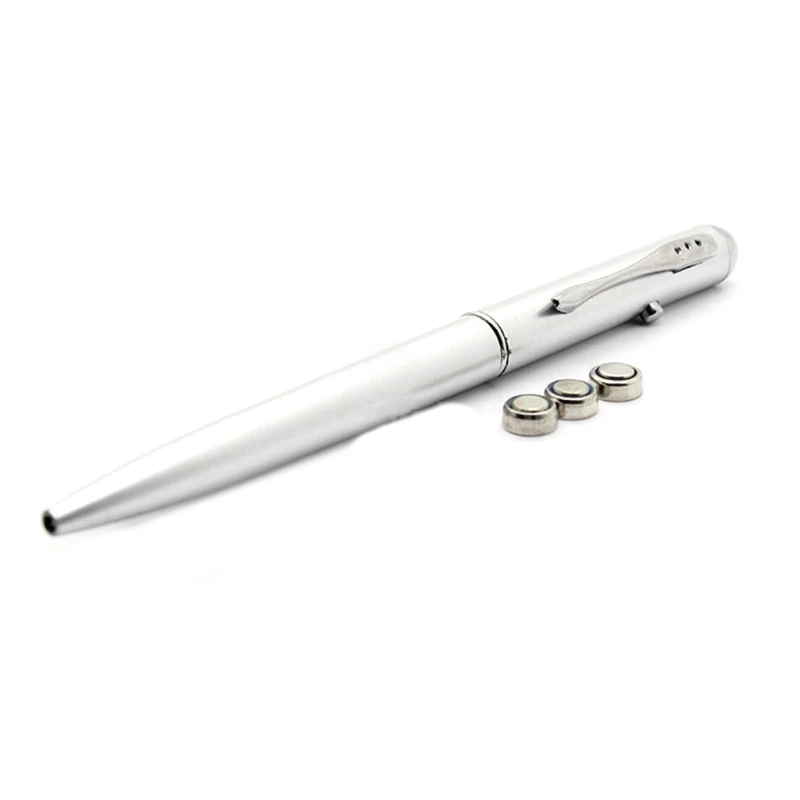 

Metal Ballpoint Pen with LED UV Light Invisible Pen Secret Pen for Kid