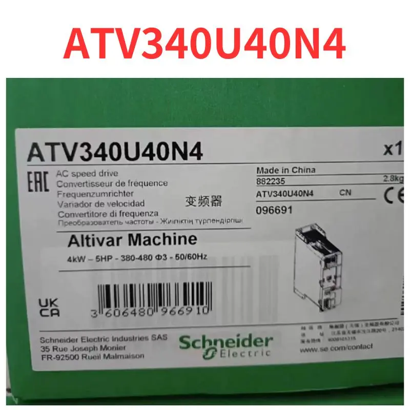 

Новый инвертор ATV340U40N4, быстрая доставка