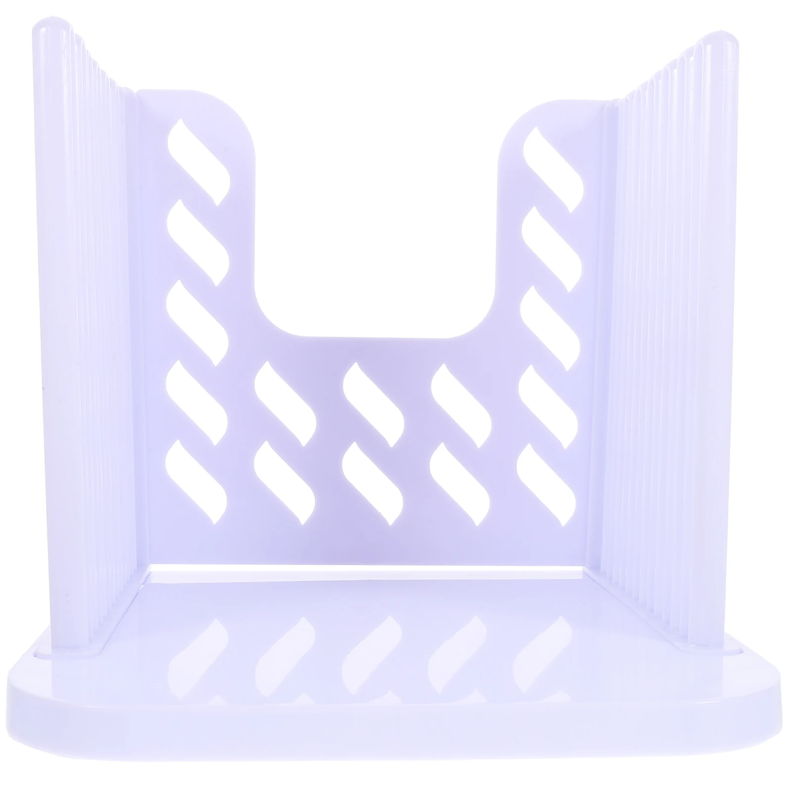

1PC Bread Slicer Purple ABS Safe Home Hotel Kitchen Tool Lightweight Tidy Bread Slicing Guide