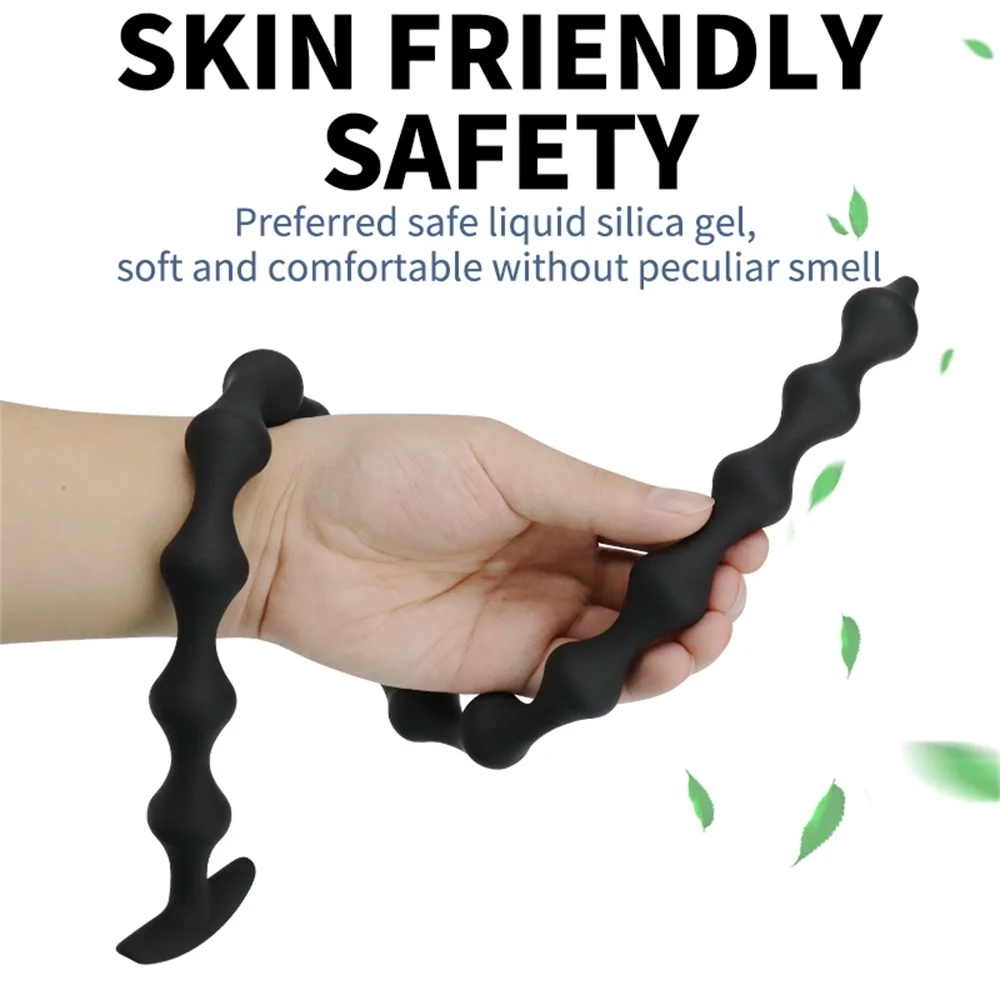 Soft Silicone Anal Plug Dildo Prostate Massage Long Butt Plug Vaginal Expansion Anus Dilator Masturbator Sex Toys For Women Men - view 4