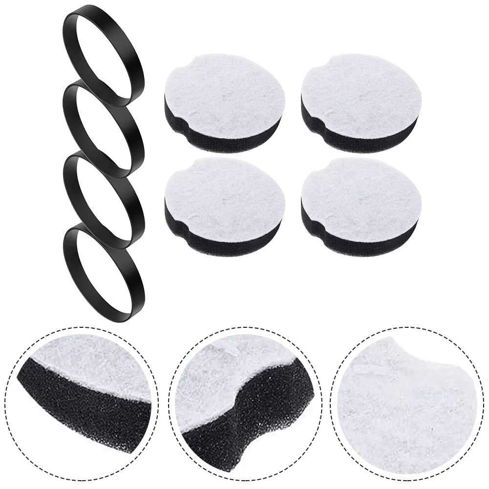 Kit de repuesto de correa y filtro para aspiradora Bissell serie 2112 1520, 4 paquetes de accesorios para CleanView 3508 23T7 3130