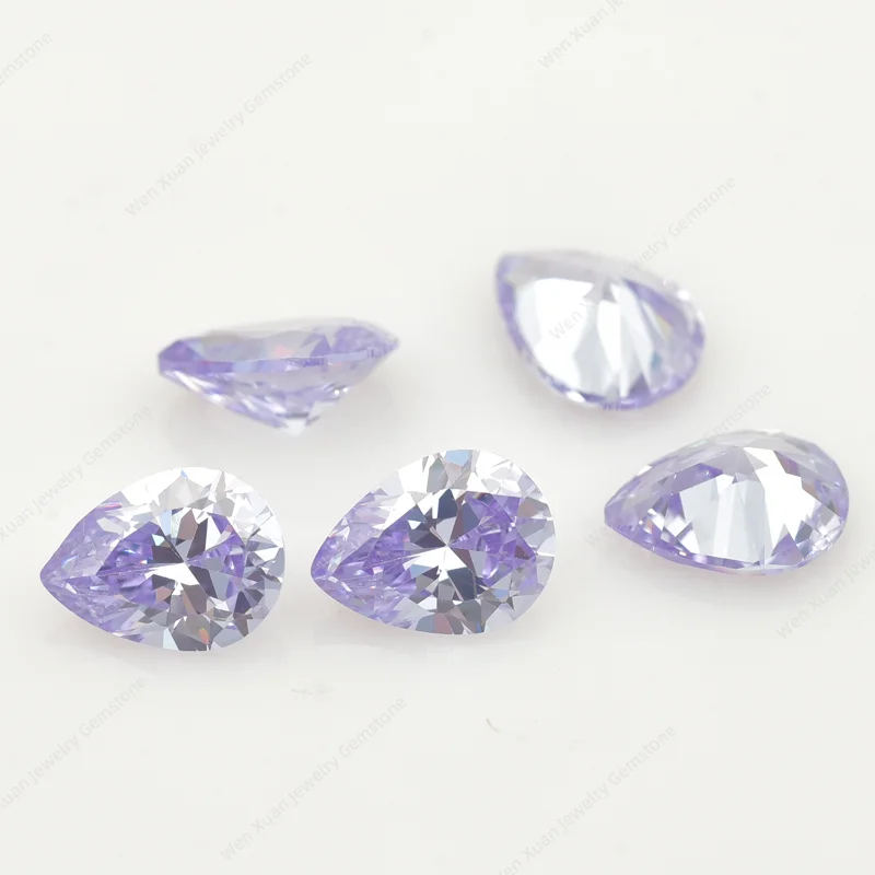 Pear Shaped Loose Cubic Zirconia AAAAA CZ Stone 2x3mm~13x18mm High Quality for Jewelry Beads