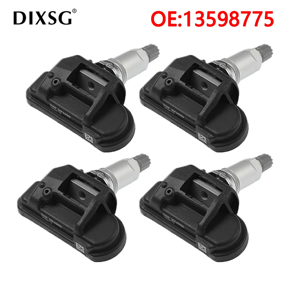 4 buah 13598775 433 MHZ TPMS Sensor tekanan ban untuk Opel Adam Astra J Cascada Insignia Zafira Tourer 2024 terbaru