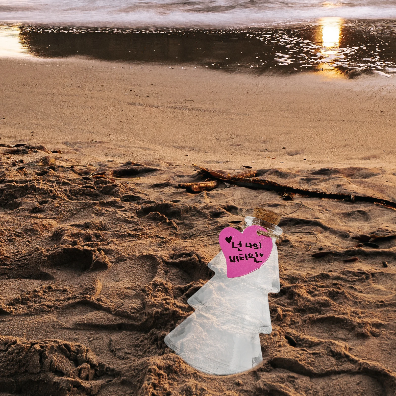 

5Pcs Clear Wishing Bottle Set Ideal for Message Jar DIY Art Craft Photo Prop Decorative Drift Bottle Home Office Decoration Use