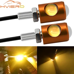 2X Auto LED Motorcycle Signal Led Drl Fog Lamp Indicators Car License Plate Bolt Tail Rear Light Brake Side Fog Bulb Turn Signal