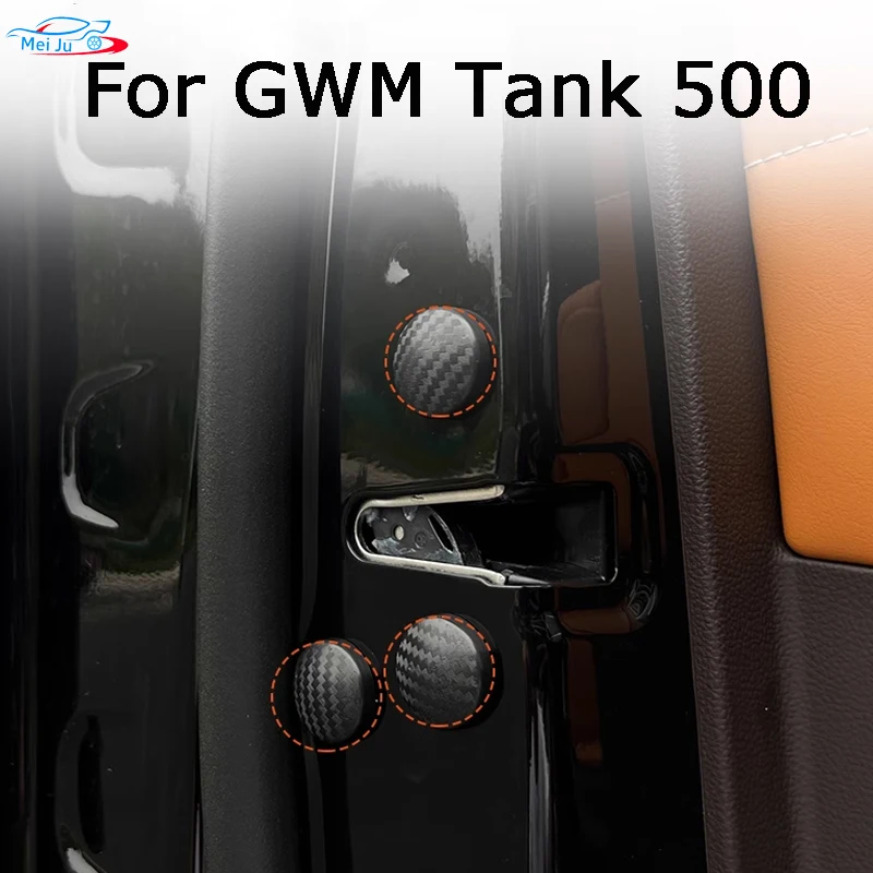 

For GWM Tank 500 2022-2024 Car Door Screw Cap Protection Cover Door Rust Prevention Cover Auto Modification Accessories