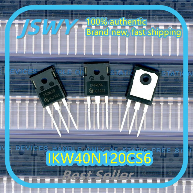

(3/30 pcs) IKW40N120CS6 Silkscreen K40MCS6 TO-247 Field Effect Transistor Brand New Original Packaging Electronics