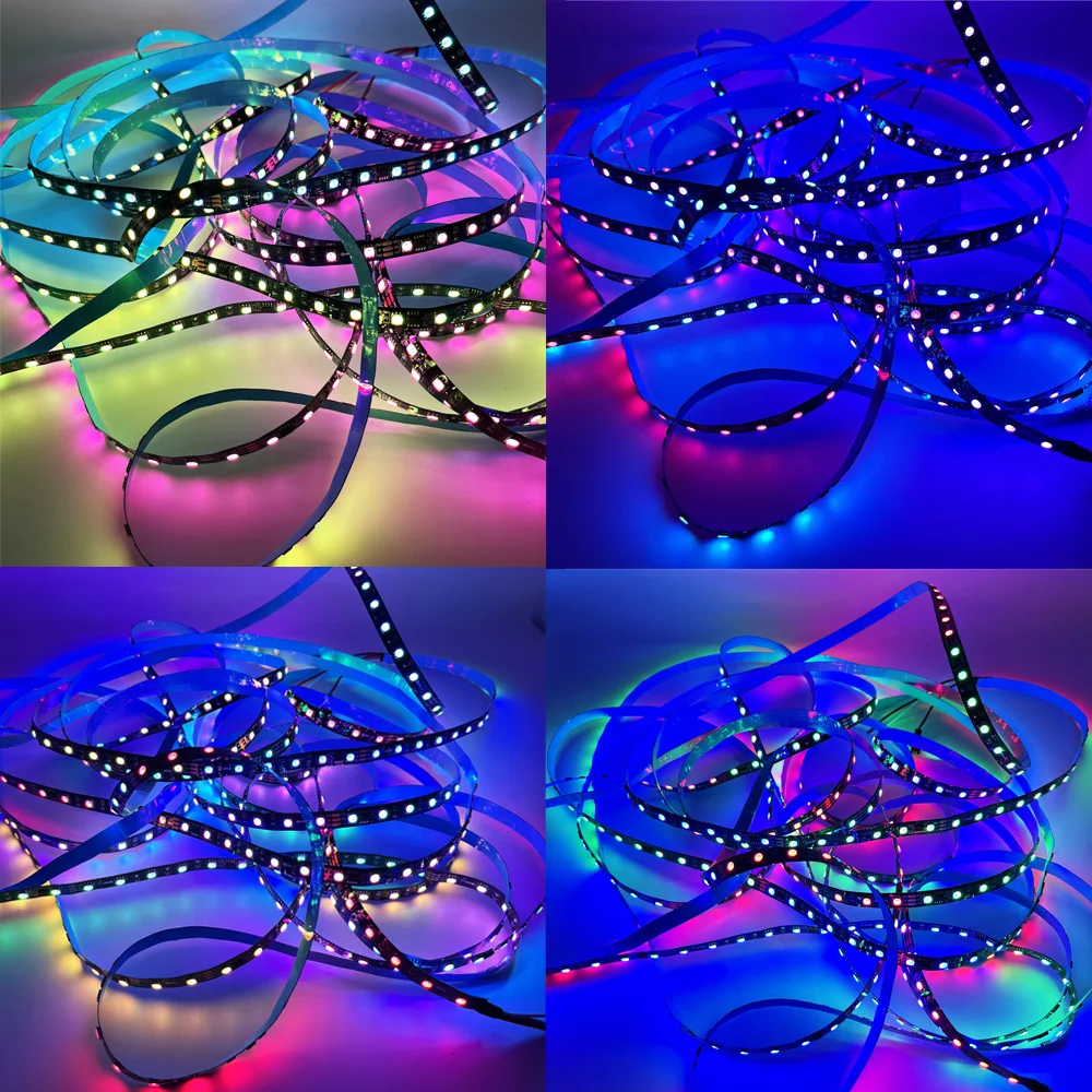 5M 10M zestaw diody na wstążce LED TUYA DC12V WiFi WS2811 RGBIC adresowalny elastyczna taśma kolor marzeń wystrój domu pilot aplikacji sterowanie