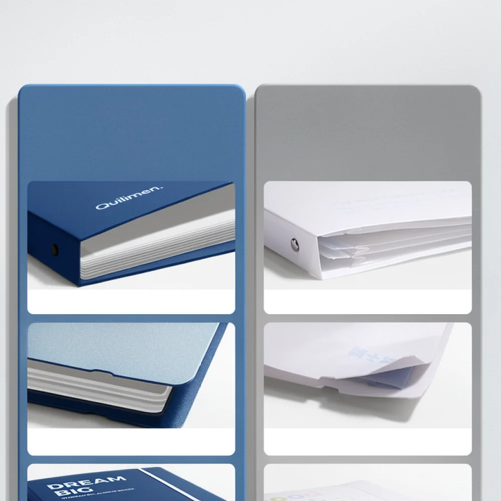 A4 Document Organizer File Folder Display Book Transparent Sheet Binder For Office School Stationery Paper Filing