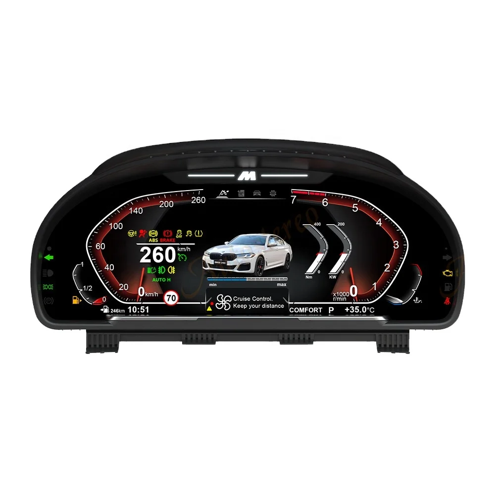 

Autostereo Android Digital Cluster for BW X4 Series F26/G02 LCD Instrument Virtual Cockpit Speed Meter Dashboard