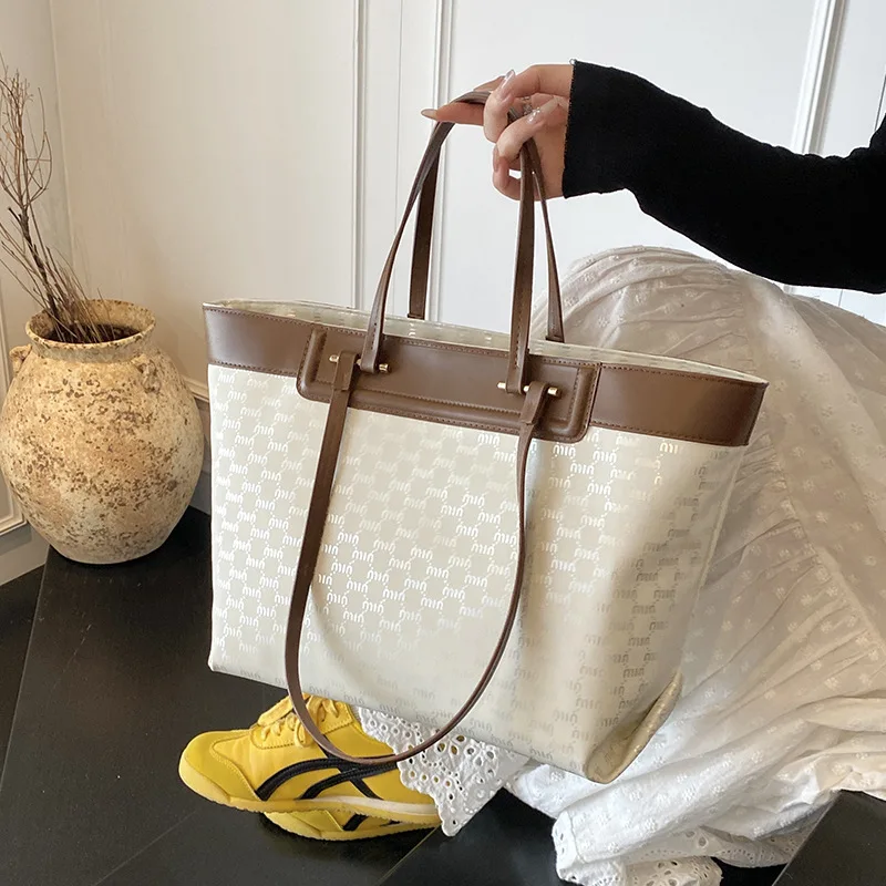 

Fashionable Portable Tote Bag for Women Shoulder Bags Class Bag for Girl Designer Bags Shopping Bag Bolsos De Mujer Сумка Sac