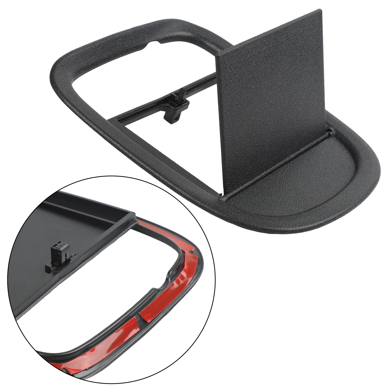 Storage Box For Hyundai Ioniq 5 2022-2024, Concealed Central Control Cover Lower Console Organizer, Black ABS Material