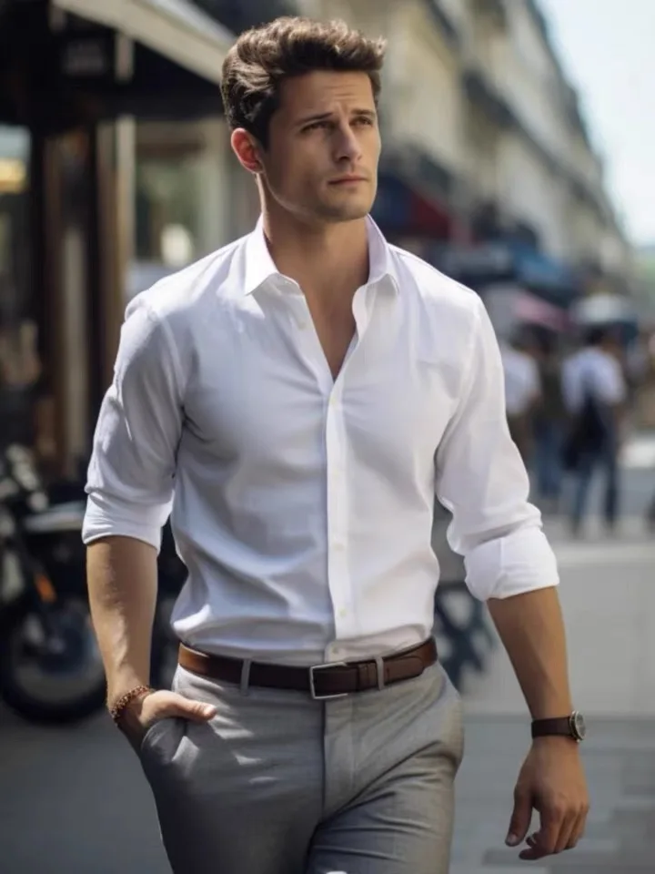 

Новинка осени 2024: Элегантный деловой повседневный костюм из высококачественного жидкого аммиачного шелка Z Series A93