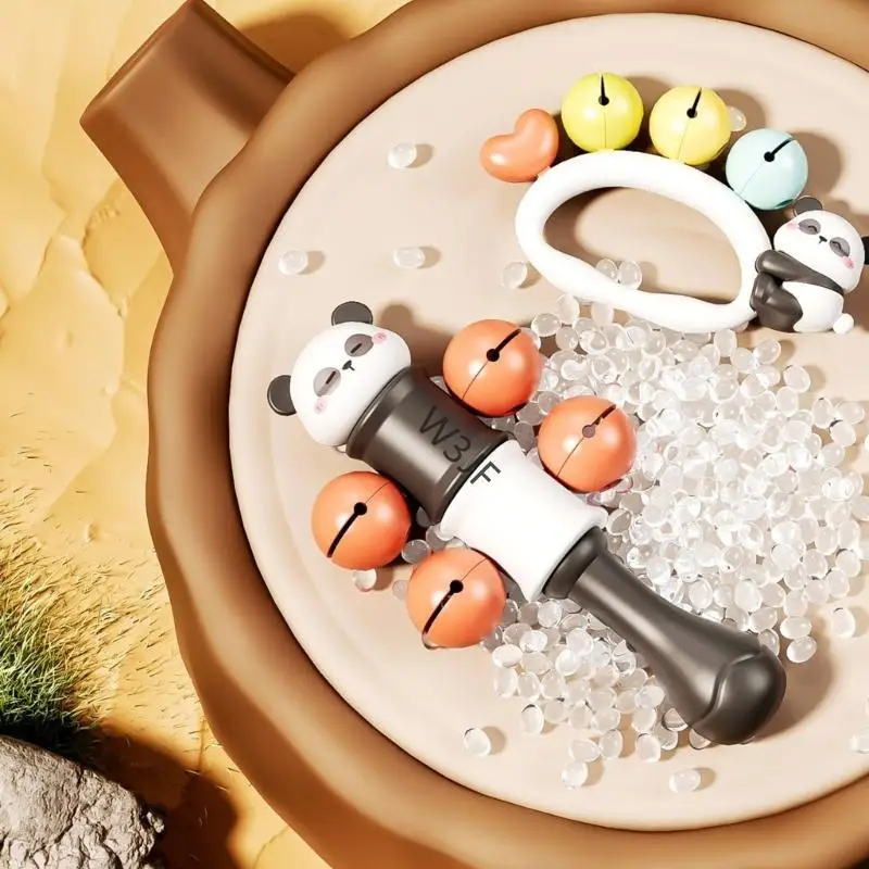 

W3JF Baby Grasping Toy for Infant Cartoon Shaker Musical Instrument for Newborns