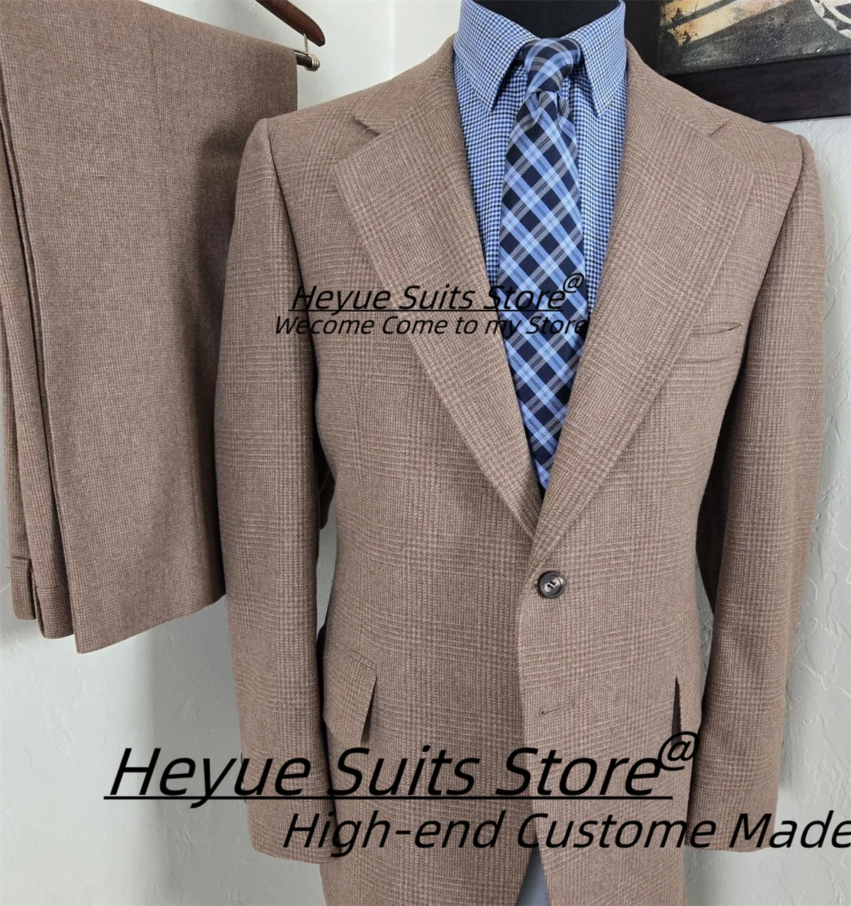 

Мужские костюмы в итальянском стиле с вырезанными лацканами, индивидуальный пошив, приталенный крой, деловой стиль, комплект из 2 предметов, мужские пиджаки для выпускного бала, костюм Homme.