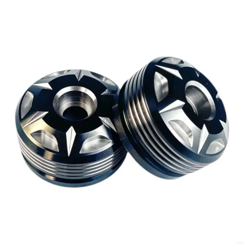 D5BE Motorcycle Bar Ends Pair for Handlebar Repair, Machined 6061 Aluminum with Screws, for LEAD125I GIORNO Fitment for Daily