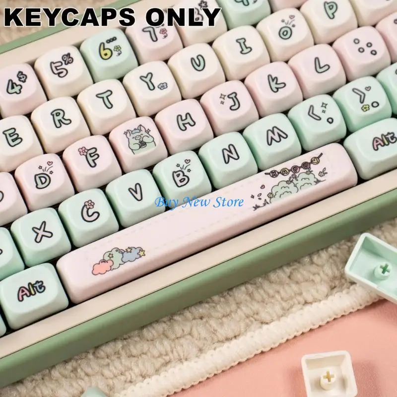 

20ce Красочные клавиши нагрева нагрева клавиши набор для клавиш для 61 104 Механическая клавиатура