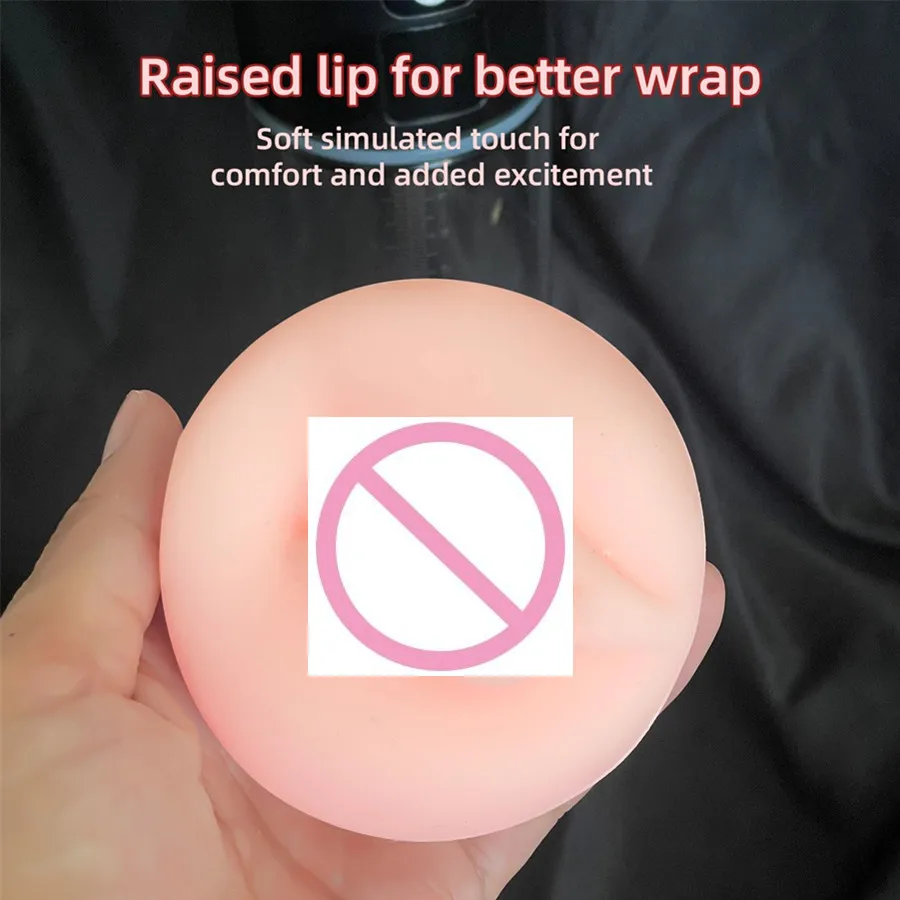 남성 자위용 페니스 펌프 슬리브 2.2인치에서 2.5인치 직경 실린더 슬리브 남성용 섹스토이