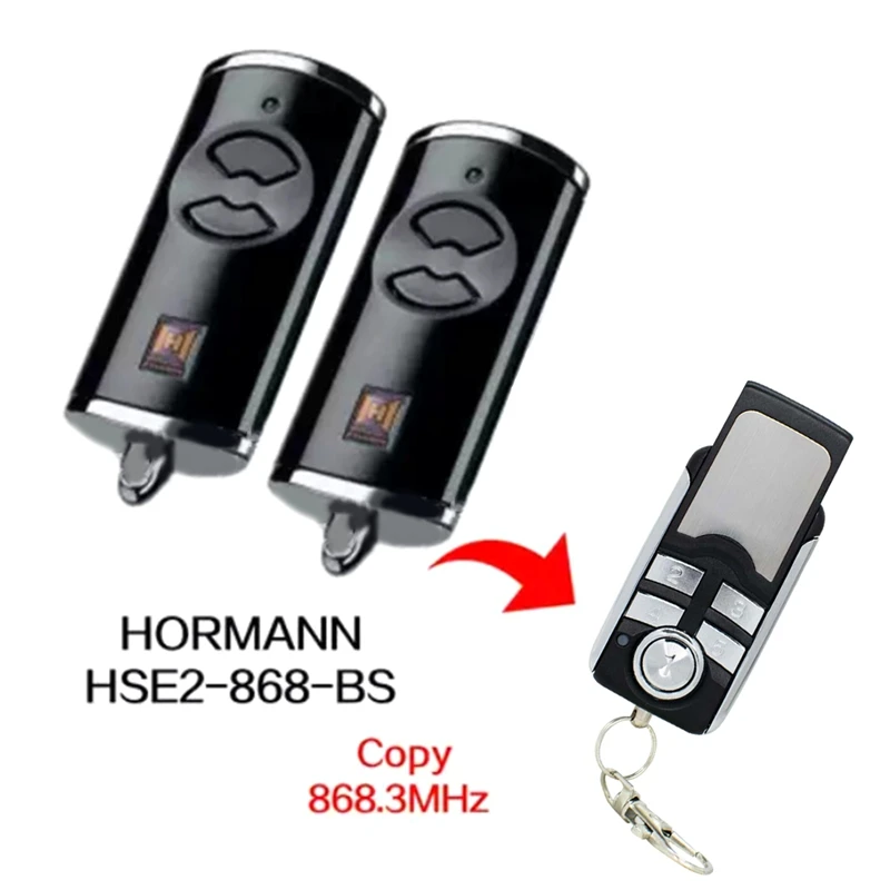 2025 New-2Pcs Garage Door Remote Cotrol 868Mhz HORMANN BS HSE2-868-BS HSE4-868-BS HSE1-868-BS HS4-868-BS HS5-868-BS HS1-868-BS