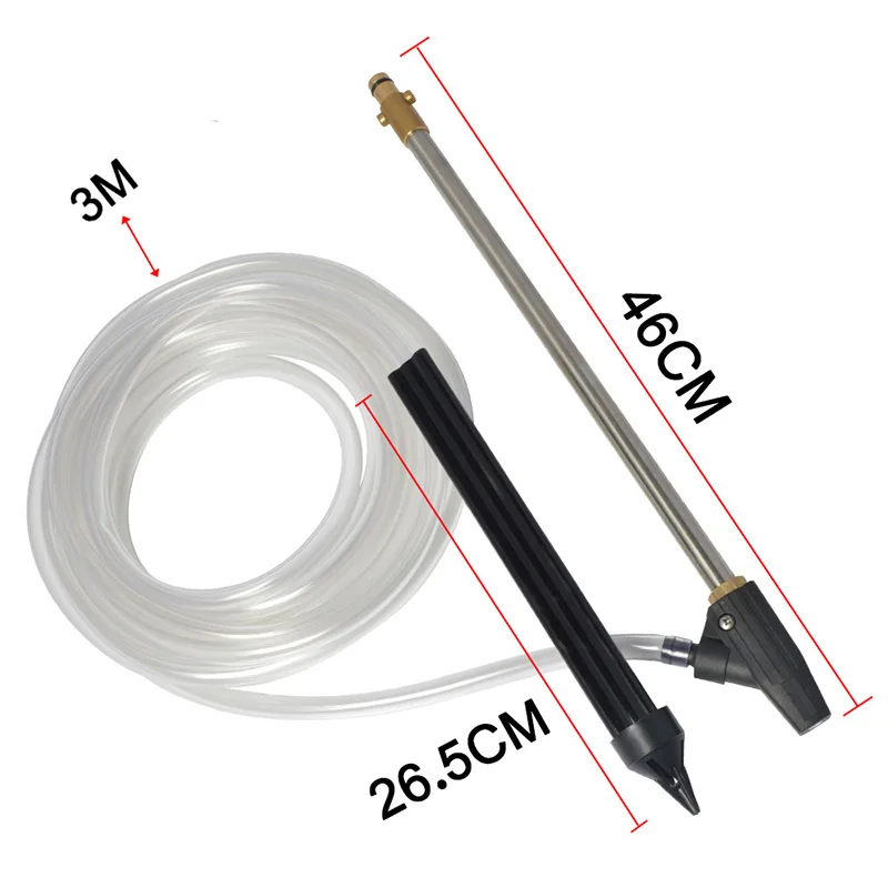 

Sand Blaster Attachment for Nilfisk and For Gerni High Performance Cleaning Kit with Brass Adapter and Steel Suction Pipe