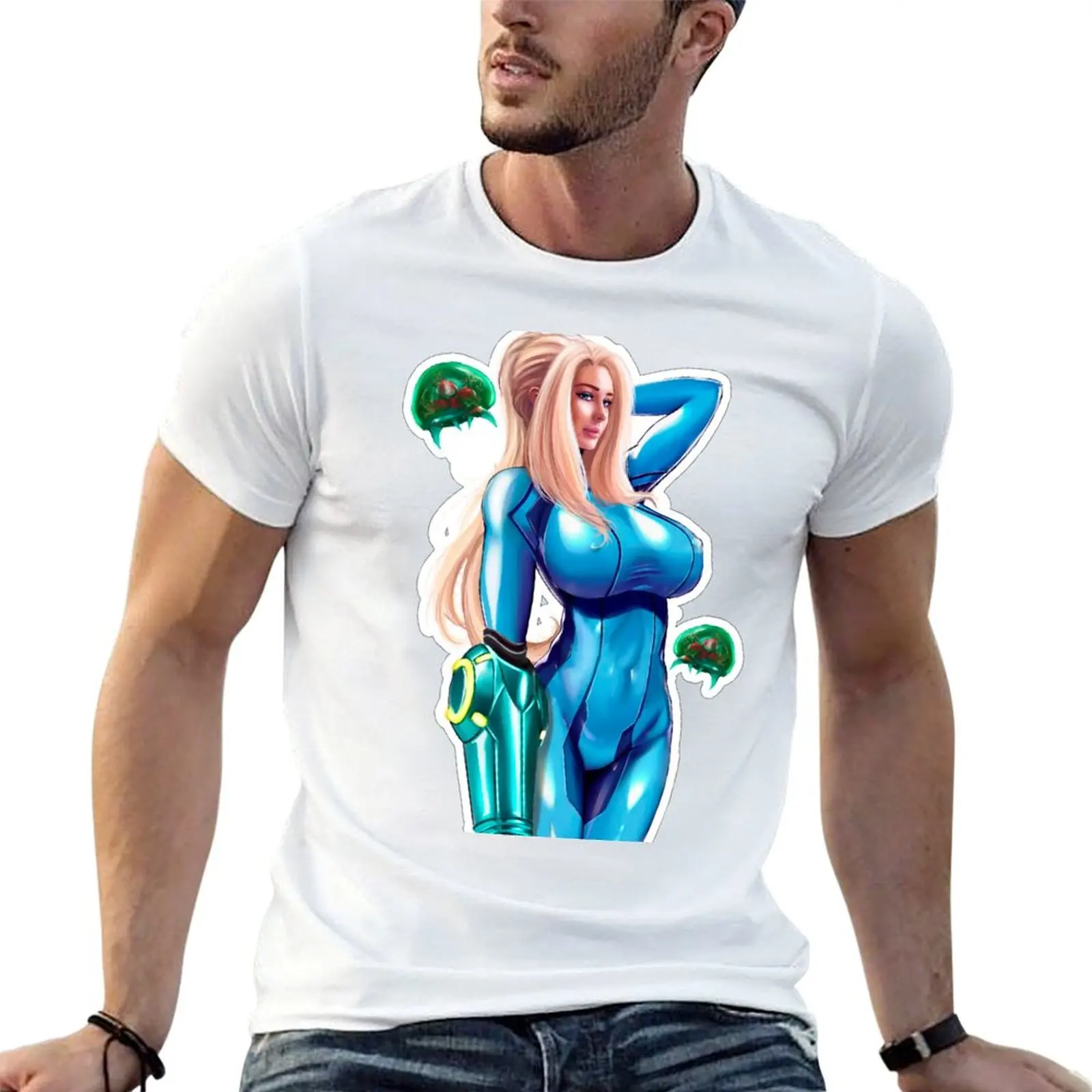 

SAMUS ZERO SUIT 3 T-Shirt man t shirt luxury man t shirt cotton T-Shirt