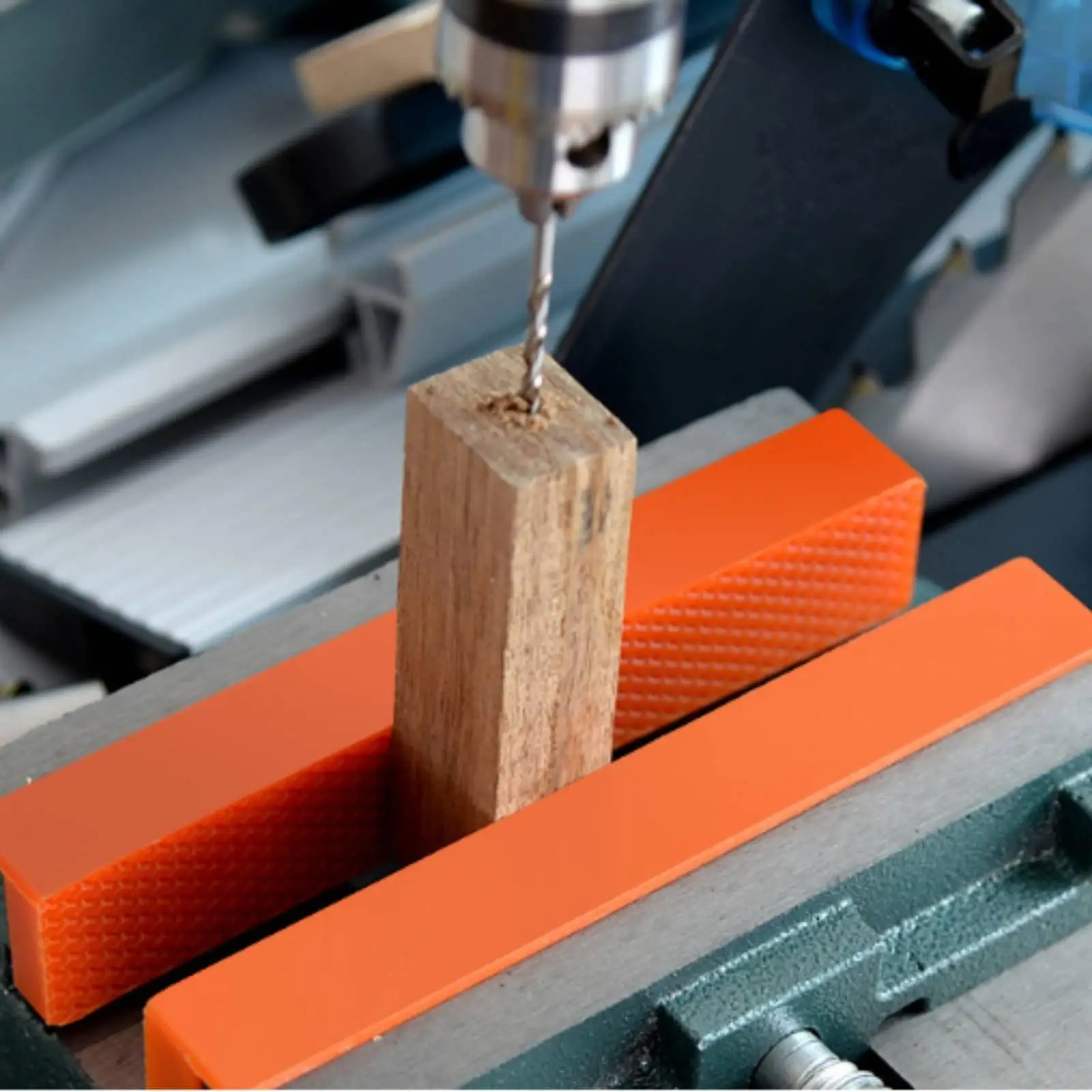Nylon Vise Guard Soft Jaw Pad Magnetic Bench Accessory Non Slip Clamp Covers for Home Workshop Tool and DIY