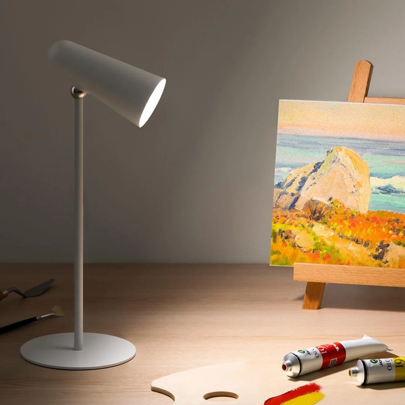 Nueva lámpara LED de escritorio Xiaomi Mijia, lámpara de lectura recargable multifuncional tipo c 3 en 1, luz nocturna portátil para estudio y oficina