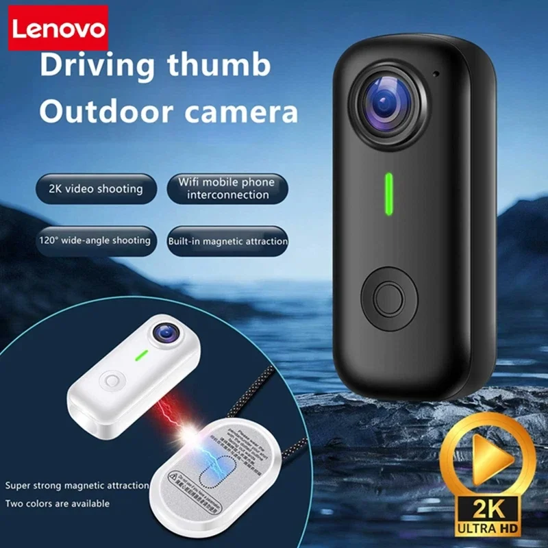 

Lenovo 4K 1080P Outdoor Sports Camera In Helmet Motorcycle Bike Sport Mini Filming Bicycle Action Body Cam And Video Recording