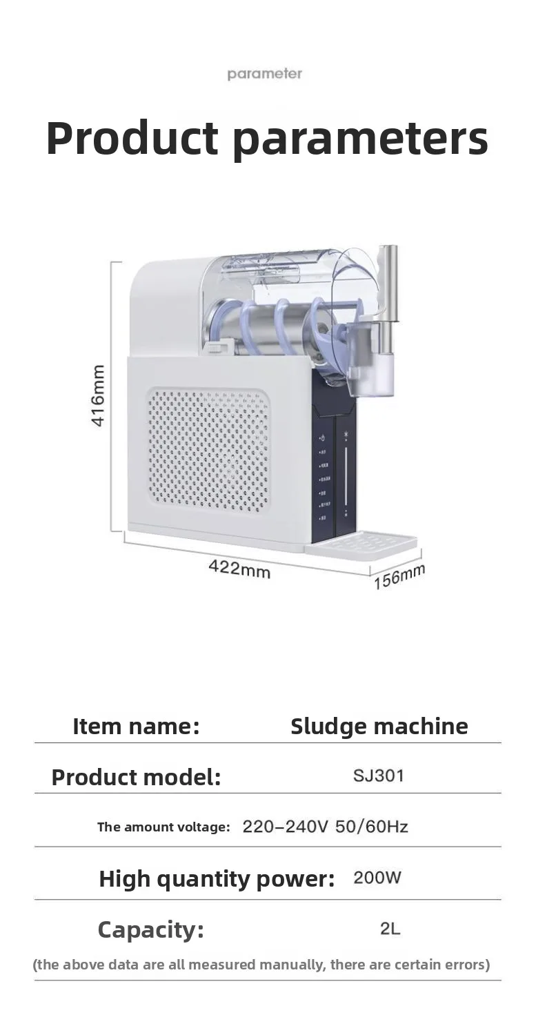 Banco commerciale automatico intelligente per frullati con bevande fredde e rasoio per il ghiaccio a pulizia rapida