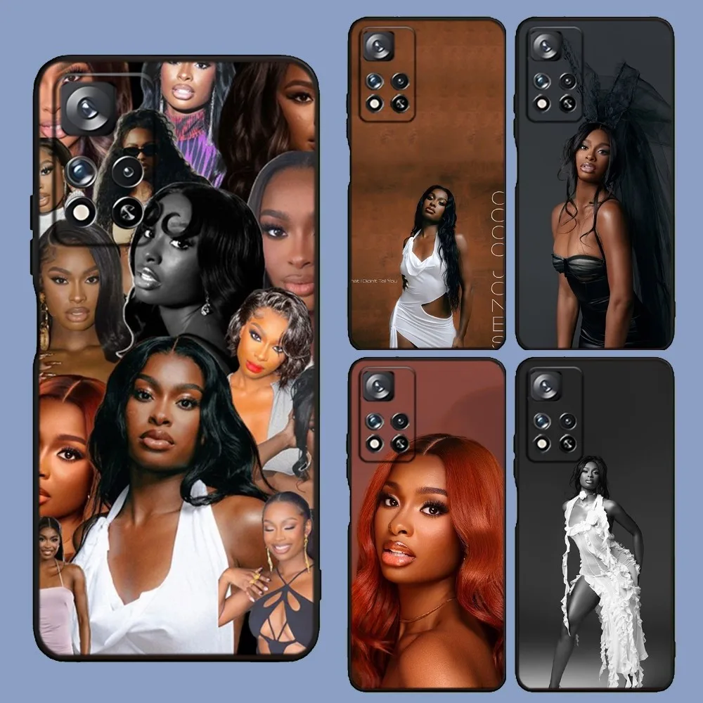 C-Coco Jones Phone Case For Samsung Galaxy A13,A21s,A22,A31,A32,A52,A53,A71,A80,A91 Soft Black Cover