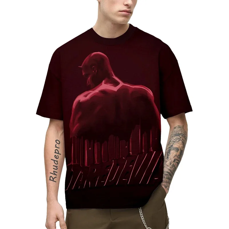 Miniso الرجل الحديدي تي شيرت الكرتون أنيمي المنتقمون ثلاثية الأبعاد طباعة الشارع الشهير الرجال النساء موضة المتضخم قميص أطفال بنين بنات تيز القمم