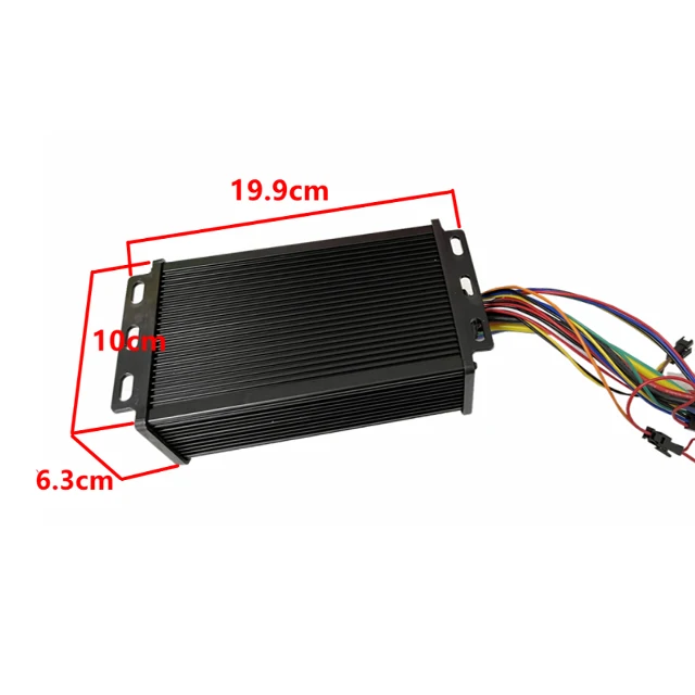 أرخص 48 فولت/72 فولت 45A موجة جيبية وضع مزدوج Ebike دراجة تحكم مع شاشة SW900/UKC1 OMD لمحرك Ebike بدون فرش 2000 واط