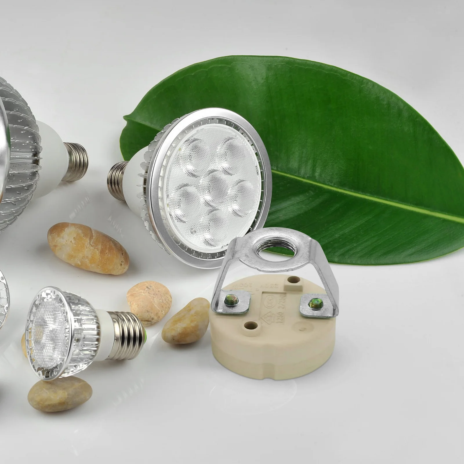 

20pcs Head Bracket Replacement Gu10 Light Fixture Parts Durable Metal Lampshade Accessories Lighting Fixture Supplies Household